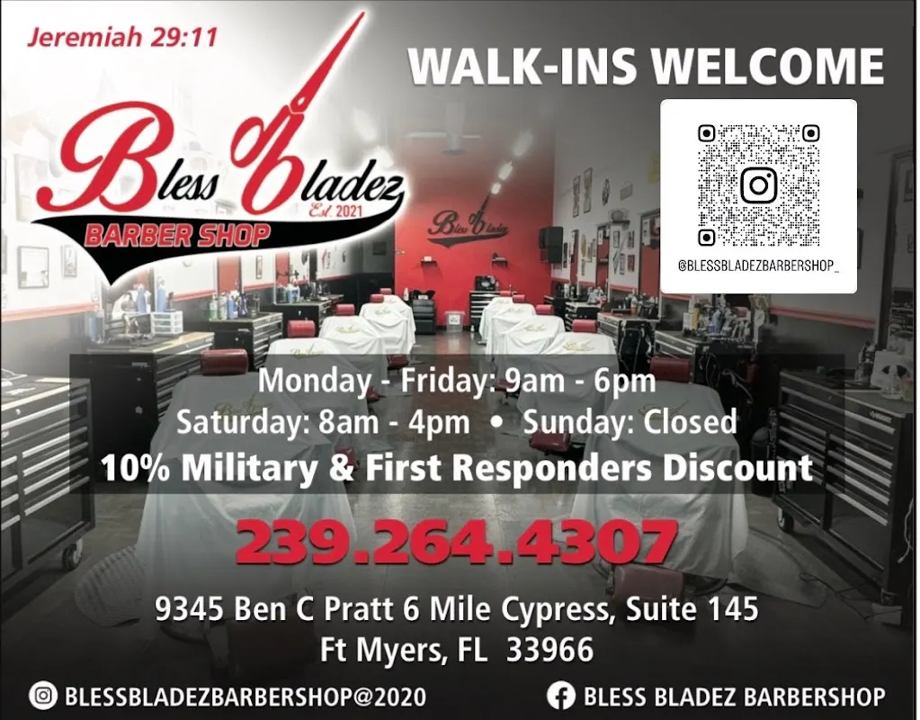Bless Bladez Barbershop — Barber shop in Fort Myers
